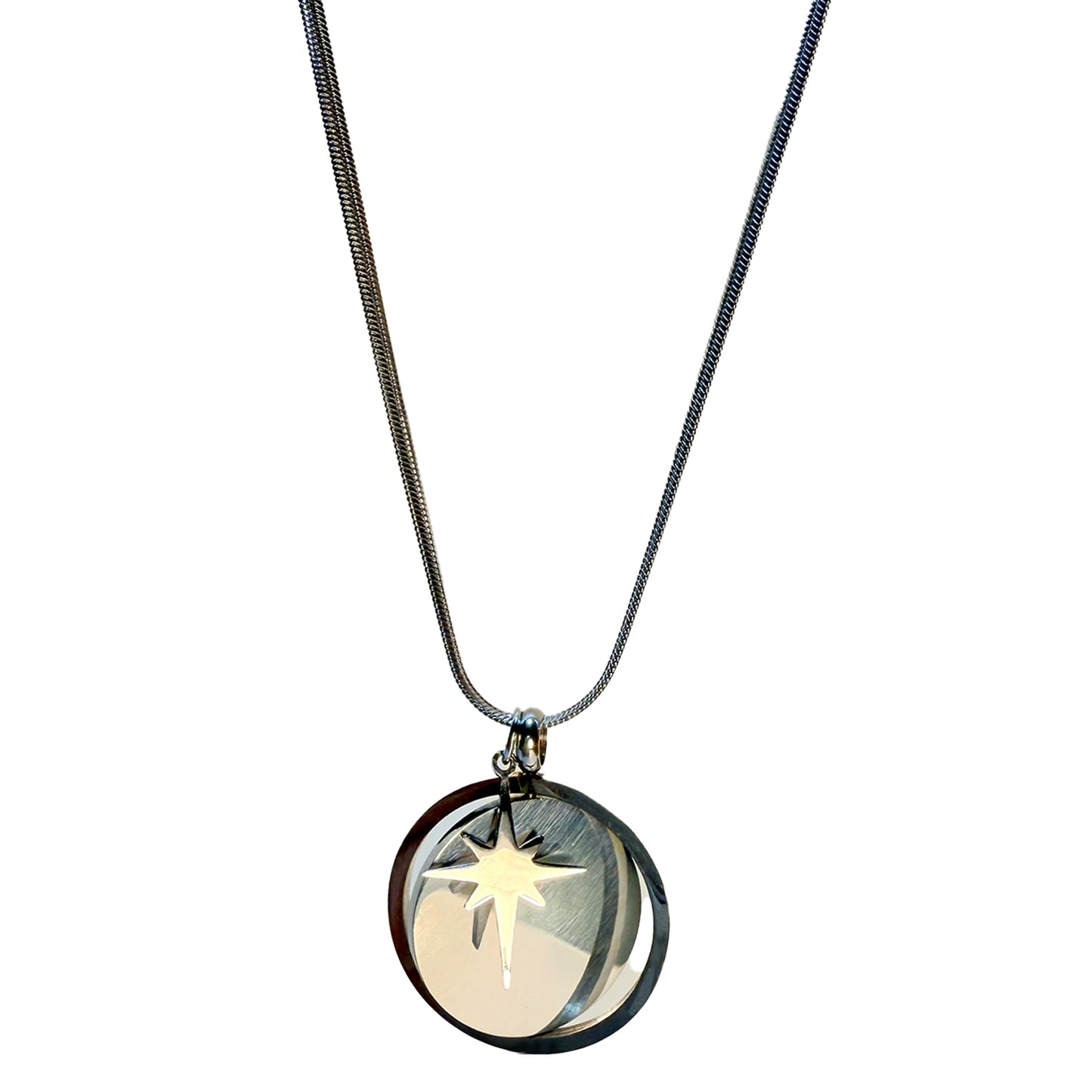 Collar Personalizado Giratorio Plateado